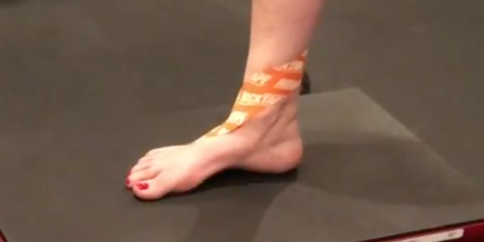 Taping for Foot Drop