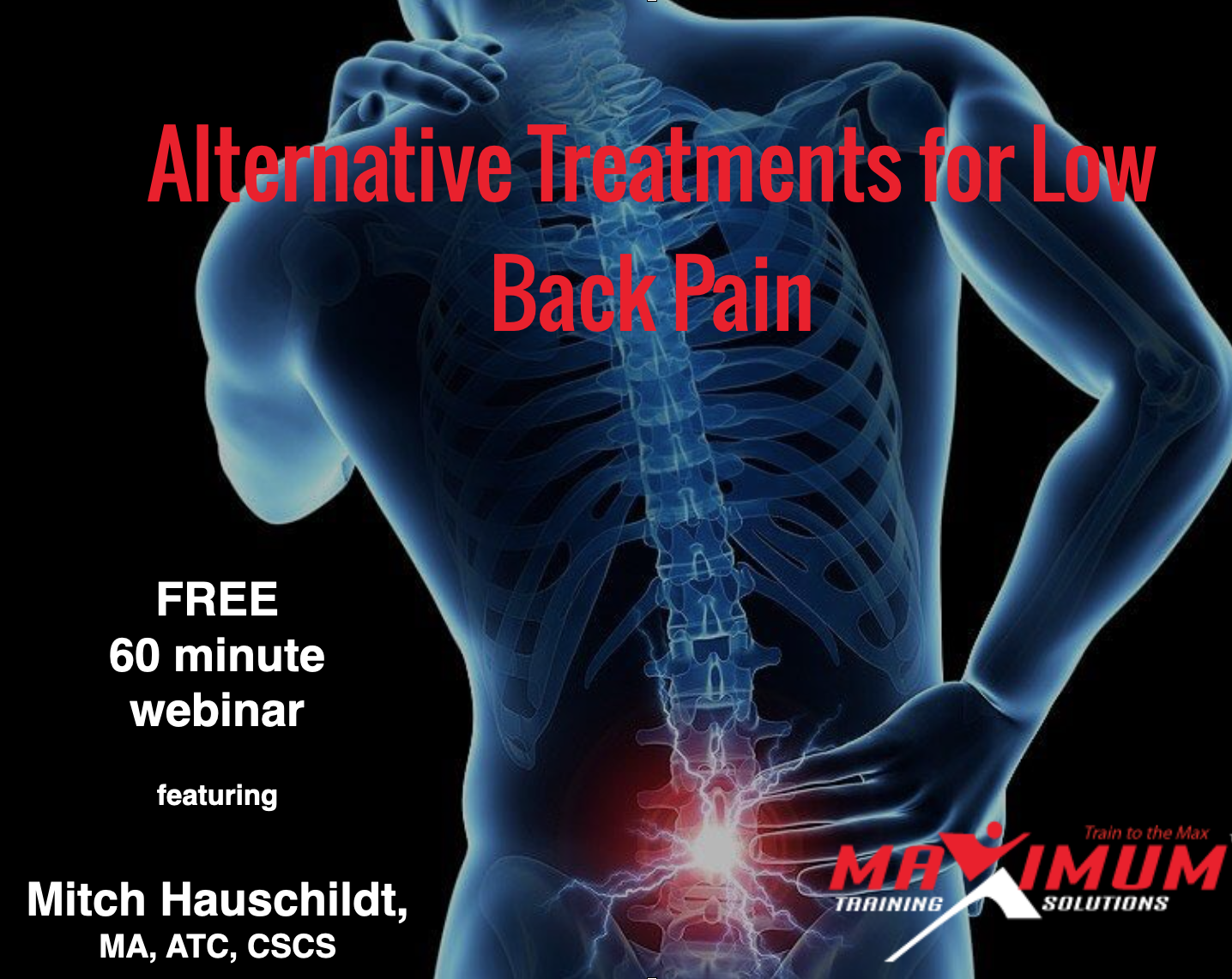 Alternative Treatments for Low Back Pain Maximum